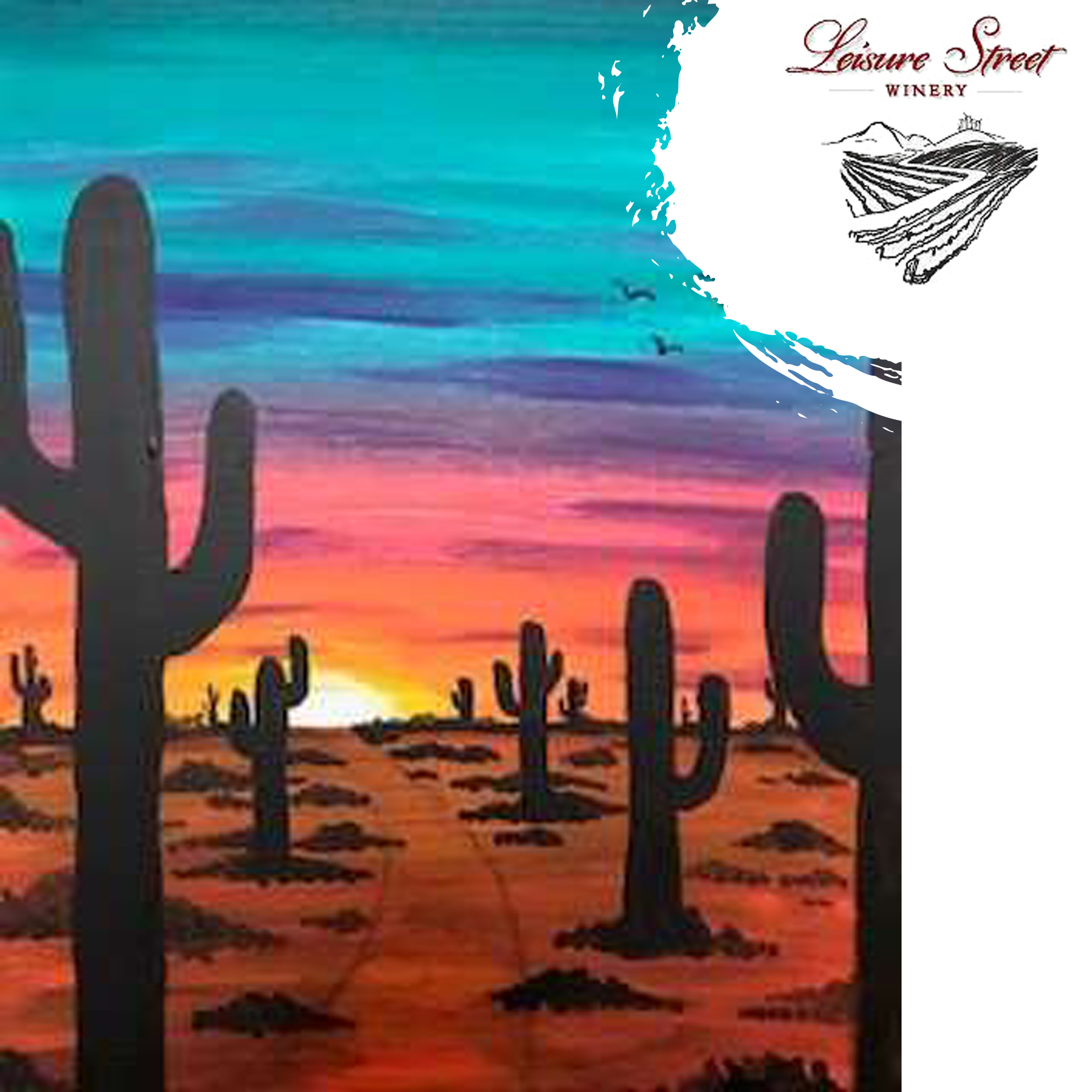 Sip and Paint at Leisure Street Winery